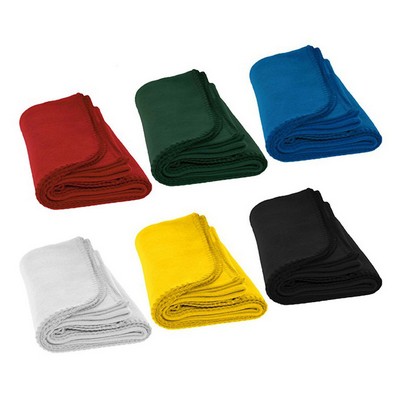 Cozy Polyester Polar Fleece Throw Blanket