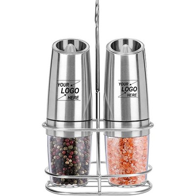 Automatic Gravity Salt and Pepper Grinder Set