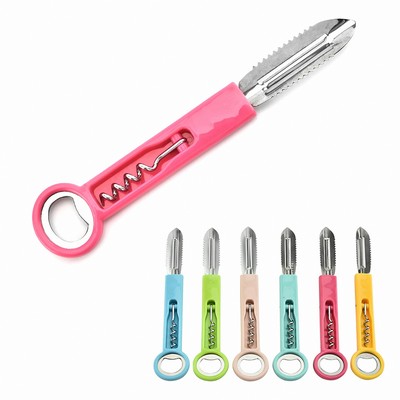 2-in-1 Fruit and Vegetable Peeler with Bottle Opener