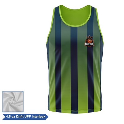 Sublimation UPF DriFit Basketball Tank - Men Women Kids