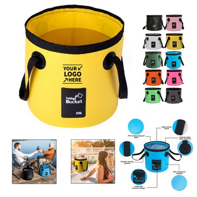 20L Collapsible Bucket Camping Water Storage Container