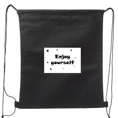 Non-Woven Polypropylene Drawstring Bag - 14.5"W x 17.5"H