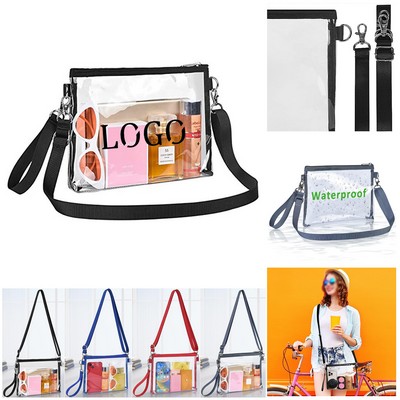 Stadium Approved Clear Cross body Purse Bag