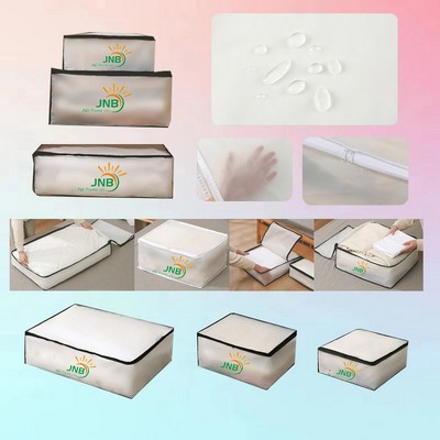 Clear PEVA Underbed Storage Bag for Quilts