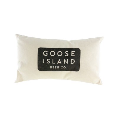 Full Color Rectangle Pillow w/ Canvas Cover