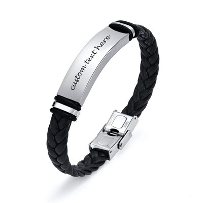 Stainless Steel Silicone Bracelet Wristband