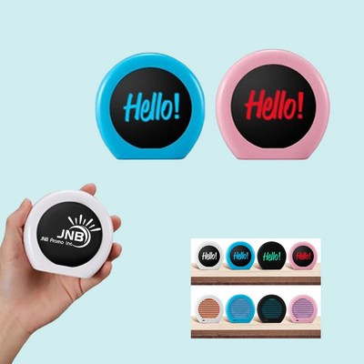 LED Logo Remote Control Speaker