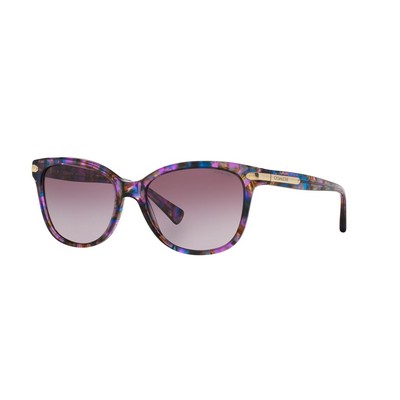 57 Mm Coach® Women's Multi Violet Purple Sunglasses