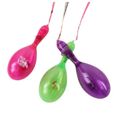 Led Maracas With Lanyard