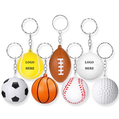 Pressure Ball With Key chain