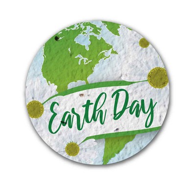 Earth Day Printed Shape