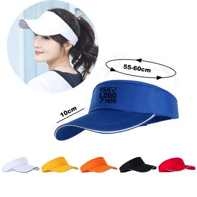 Outdoor Tennis Running Sports Cap Breathable Headwear Sun Visor Cap for Summer