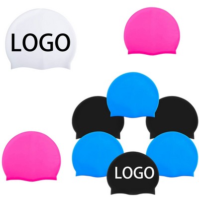 Unisex Adult Silicone Swim Cap