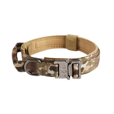 Tactical Sturdy Camo Nylon Pet Collar