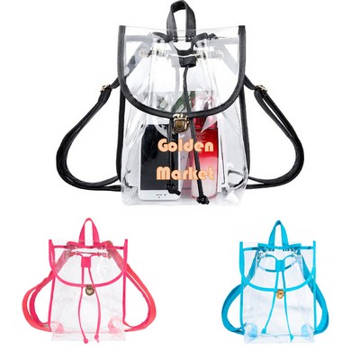 Clear Drawstring Backpack