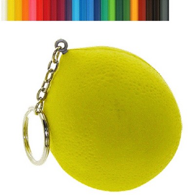 Lemon Stress Ball Keychain