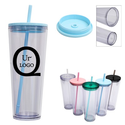 26Oz Plastic Straw Cup