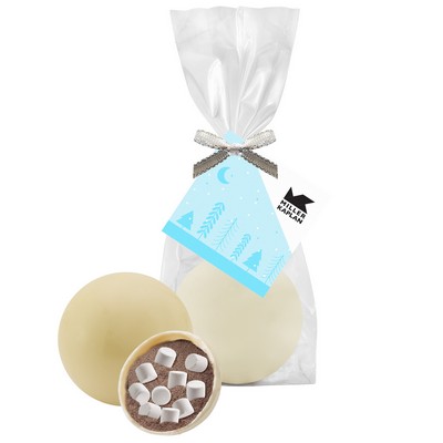 Mini Hot Chocolate Bomb Mug Stuffer - White Chocolate