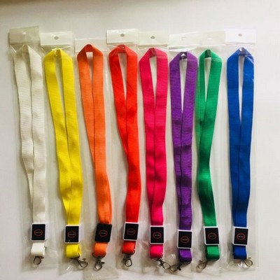 LED Light-Up Flashing Lanyard Keychain Holder