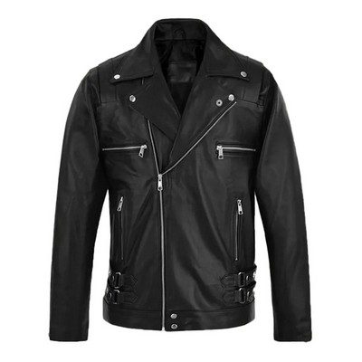 Classic Leather Biker Jacket