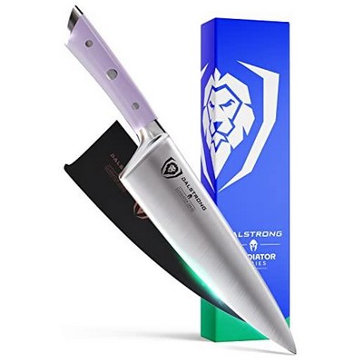 Dalstrong Chef Knife - 8 Inch Lilac Handle - Gladiator Series