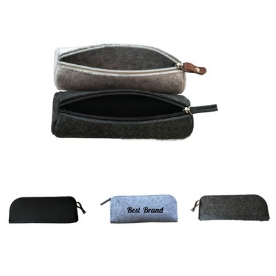 Felt Simple Cosmetic Pen Pencil Bag