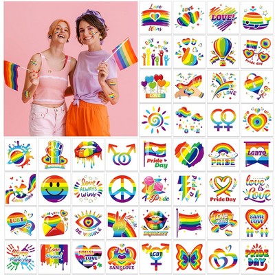 LGTB Pride Temporary Tattoos Sticker