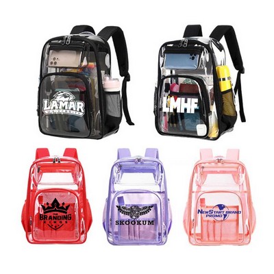 Clear Backpack Heavy Duty PVC Transparent Bag