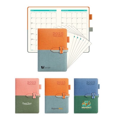 2025 Jan - Dec 5.8" x 8.4" A5 Daily Planner