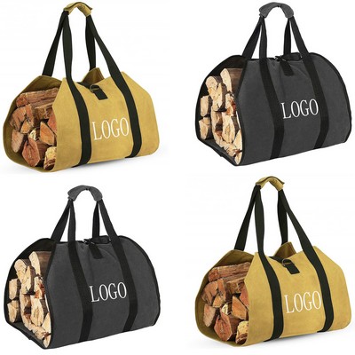 Outdoor wood tote bag