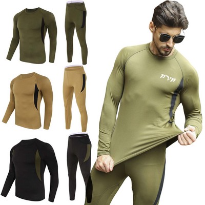 Men's Outdoor Thermal Tracksuit Set