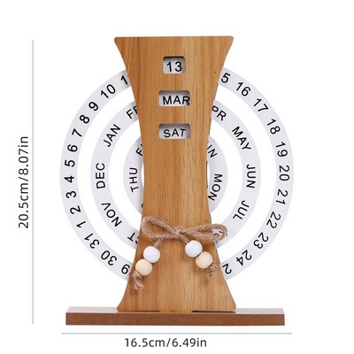 Wooden Perpetual Calendar