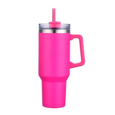 Mannitok The Big One – 40 oz Tumbler, Hot Pink