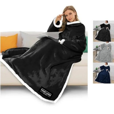 TV Blanket with Sleeves for Maximum Comfort