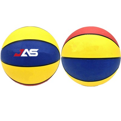 Size 1 Mini Rubber Training Basketball for Young Players