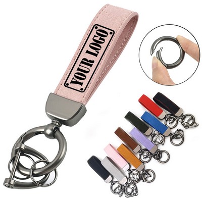 Personalized Leather Keychain