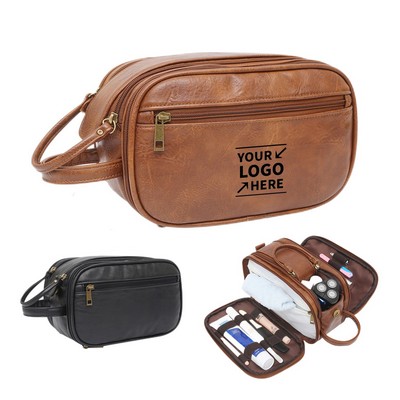 PU Leather Toiletry Bag