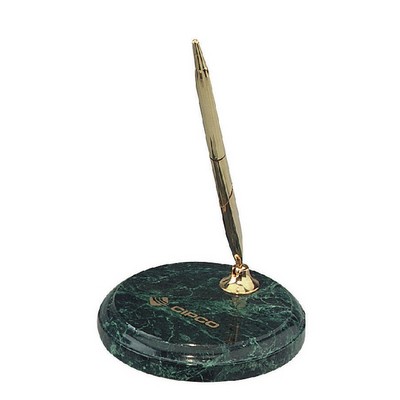 Green Marble Awards & Desk Accessory single pen stand