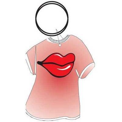 Lips Executive Line T Shirt Keychain w/Mirror Back (4 Square Inch)