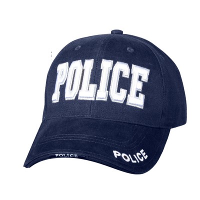 Navy Blue Police Deluxe Low Profile Insignia Cap