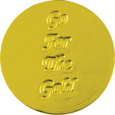 Go For the Gold Chocolate Coin