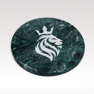 4" Dia Heritage Marble Coaster