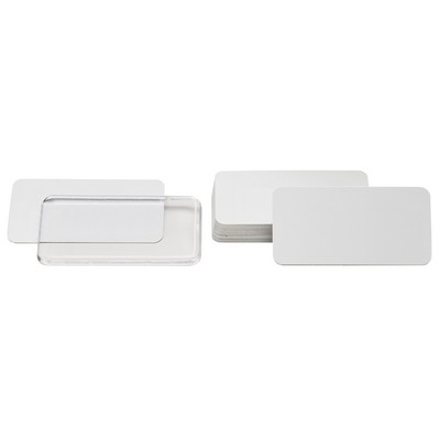 Snap-It Aluminum Blank Inserts (1.5"X3") Diy