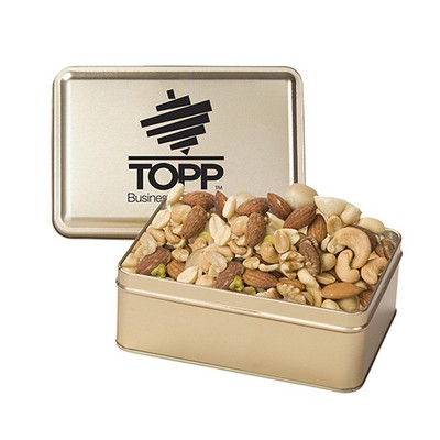 Small Rectangle Tin - Mixed Nuts