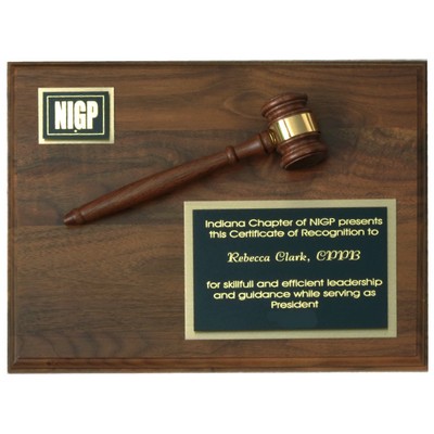 Clarion Gavel Award Plaque