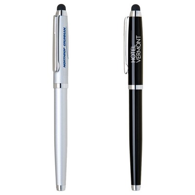 Metal Cap Off Rollerball Stylus Pen