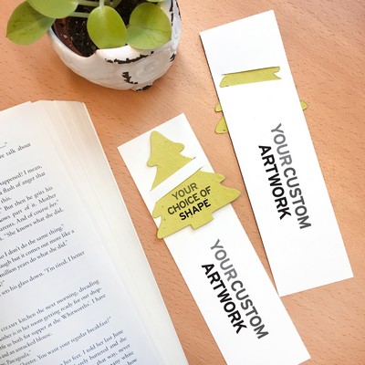 2-Sided Large Eco Bookmark w/Slot