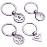 Stock Key Chain w/Small Initial Star Fob