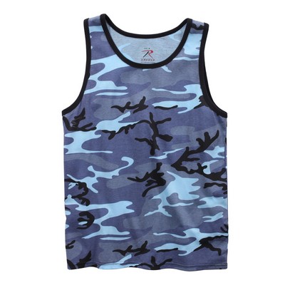 Sky Blue Camo Tank top (2XL)