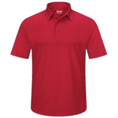 Red Kap™ Short Sleeve Performance Knit® Flex Series-Pro Polo Shirt - Red